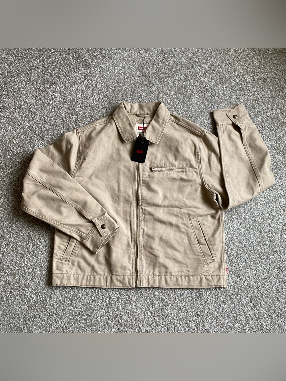 Levi’s Mens Full Zip Canvas Jacket